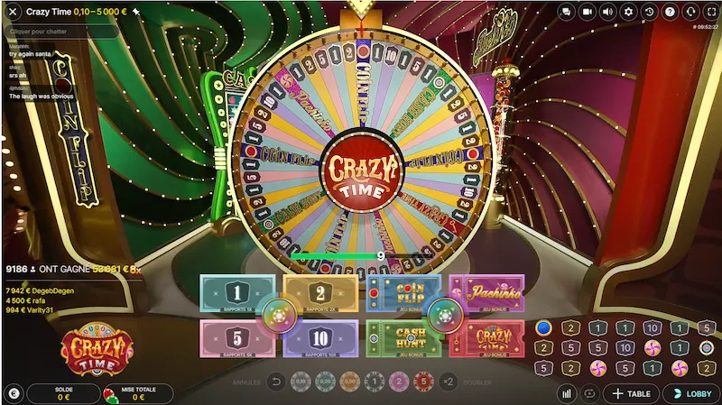 interface crazy time