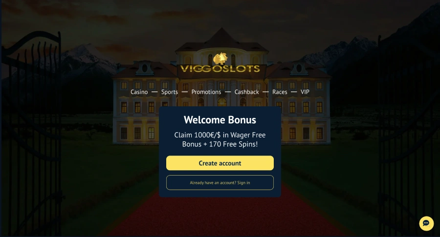 inscription étape1 viggoslots