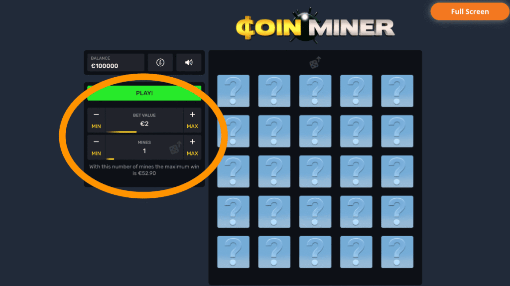 jeu coin miner