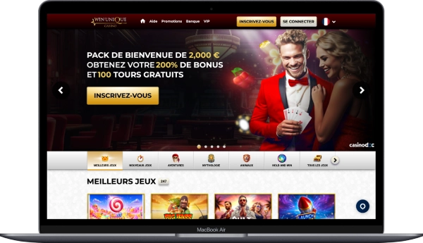 win unique casino sur ordinateur
