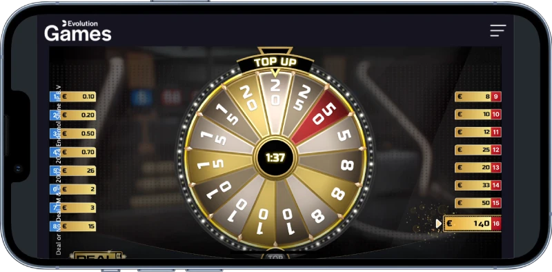 Deal or No Deal sur mobile