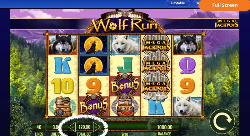 Jouer gratuitement sur Wolf Run étape 2