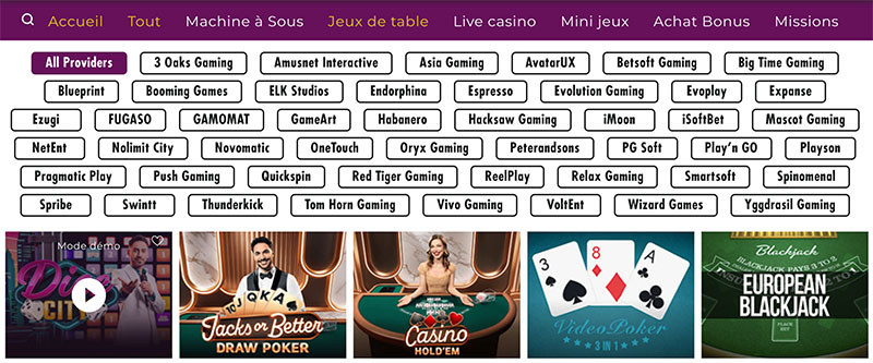 jeux de table magical spin