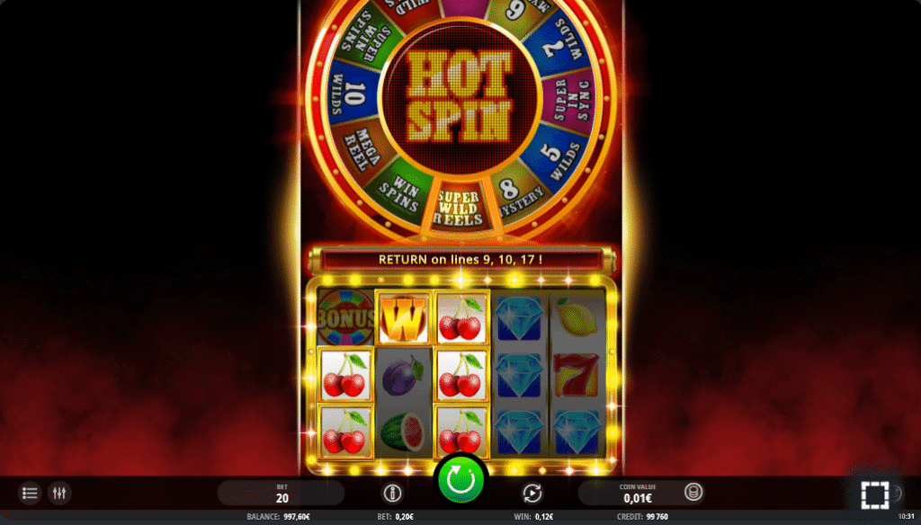 Hot Spin Thème