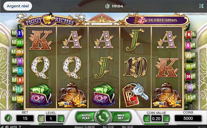 Le mode demo de piggy riches megaways