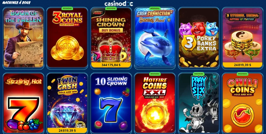 machines à sous sur sg casino