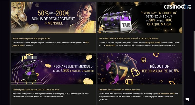 autres promotions slotsvil