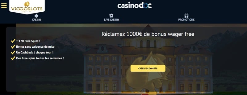 Bonus sans wager Viggoslots