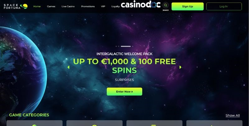 space fortuna casino