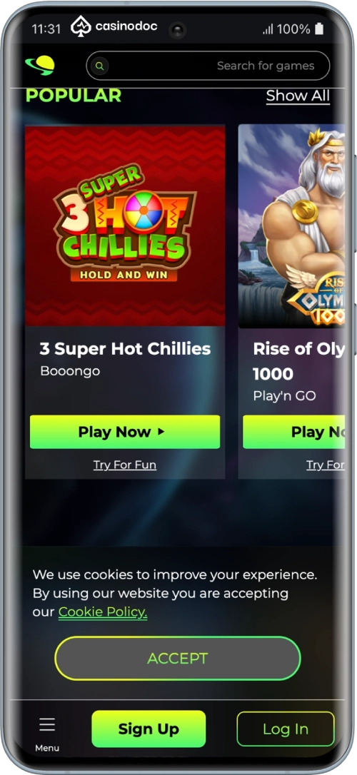 space fortuna sur mobile