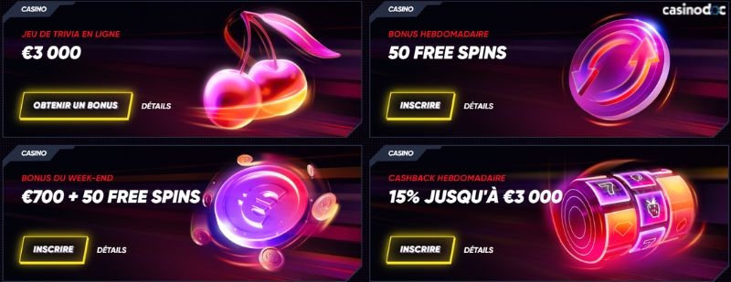 bonus de casino quickwin casino