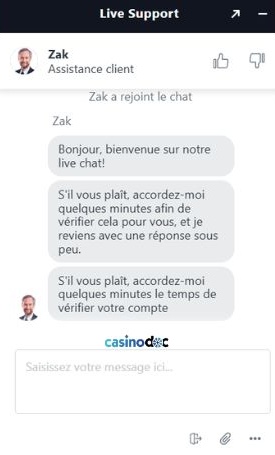 service client quickwin casino