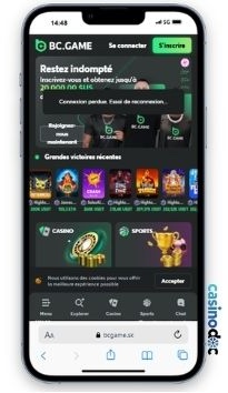version mobile BC Game