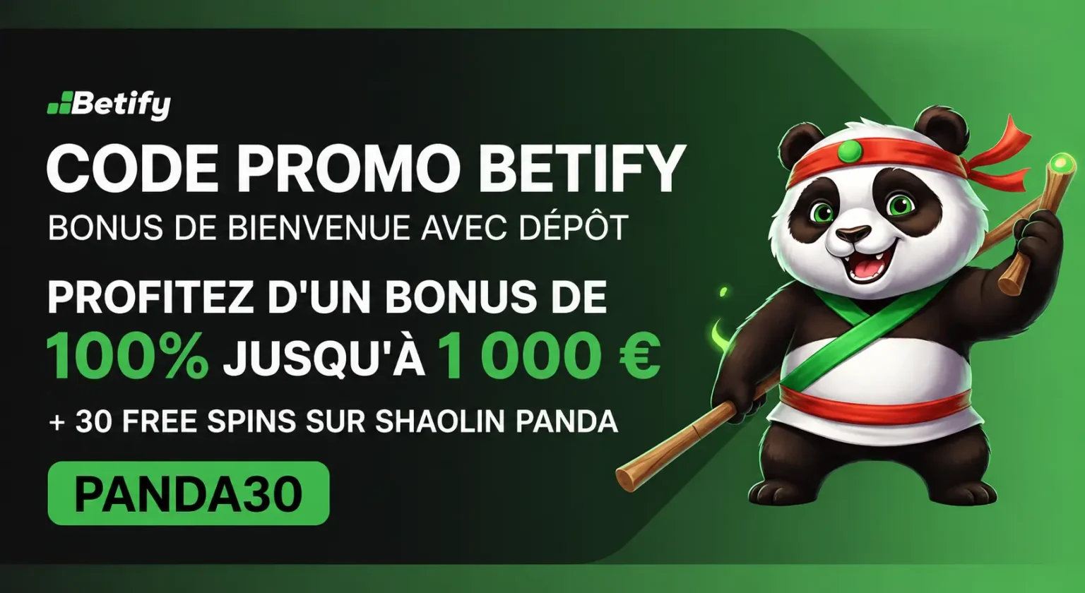 code promo Betify panda30