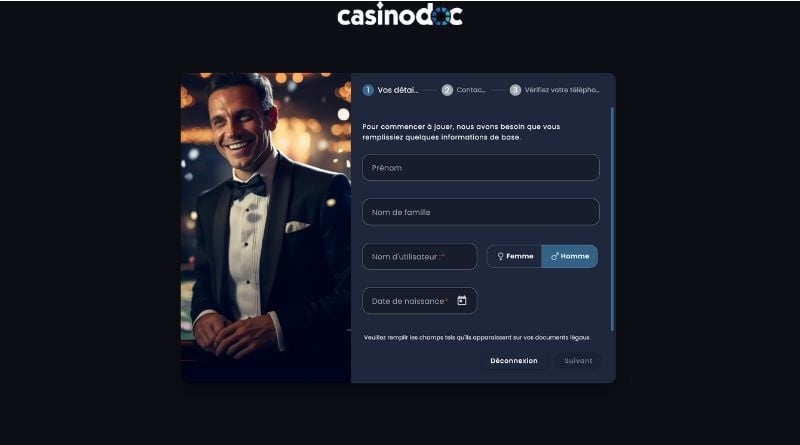inscription 2 casino night
