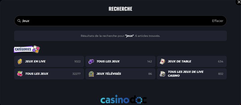 Jeux de casino Lunubet