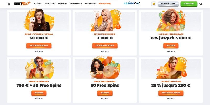 autres promotions betriot