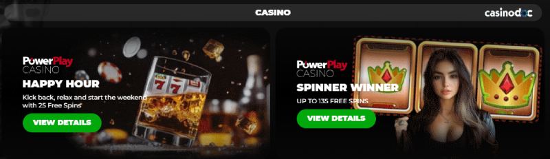 Les promotions sur PowerPlay