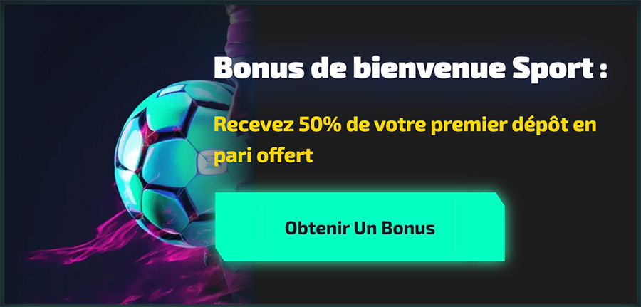 bonus de bienvenue sport casinozer