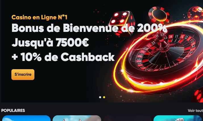 Nouveau casino en ligne