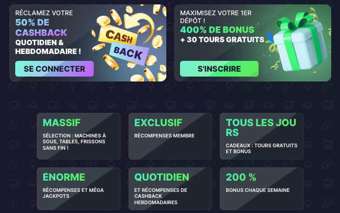 Nouveau casino en ligne spins house