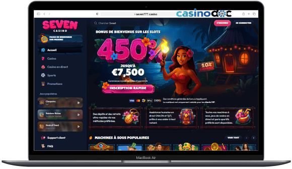 interface desktop seven casino