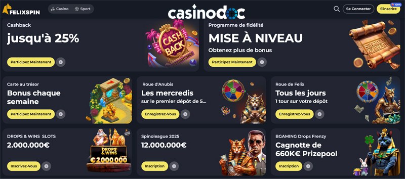autres promotions avis felixspin