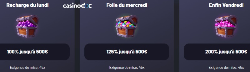 Autres promotions Seven Casino