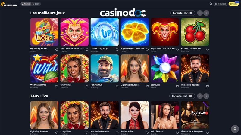 jeux avis felixspin
