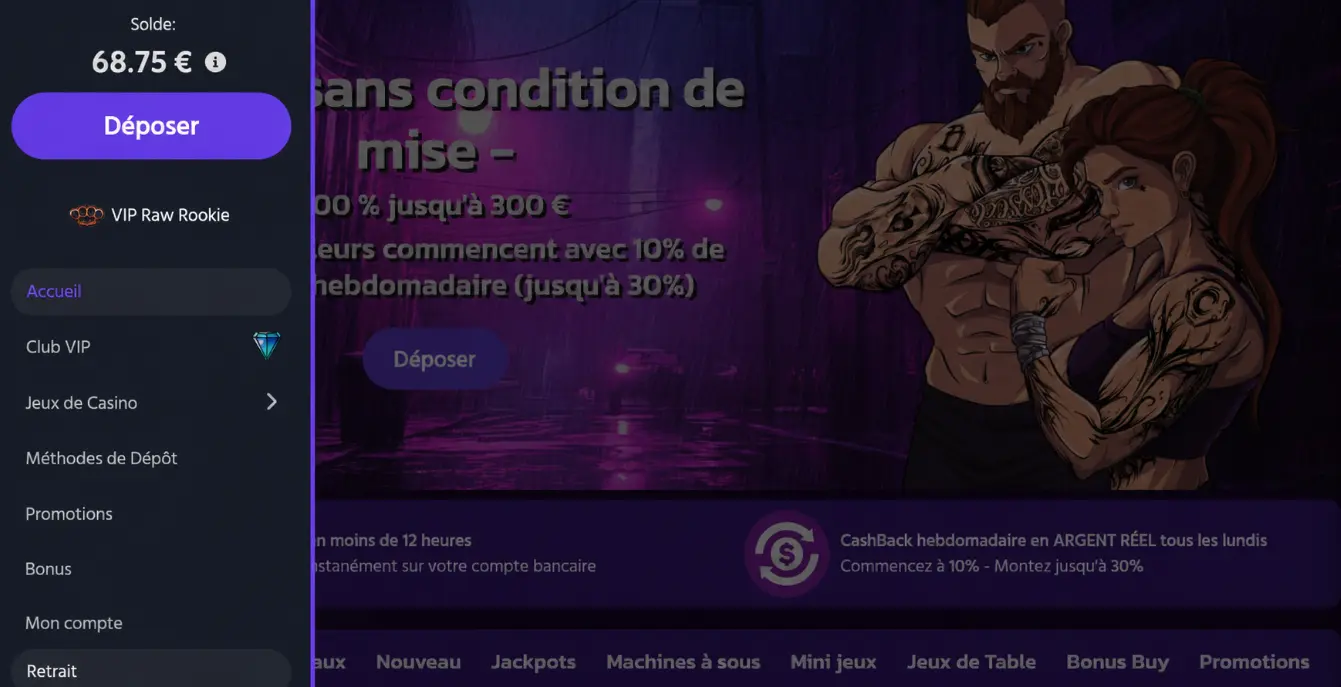 ouvrir formulaire de retrait sur brutal casino