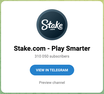 stake casino telegram