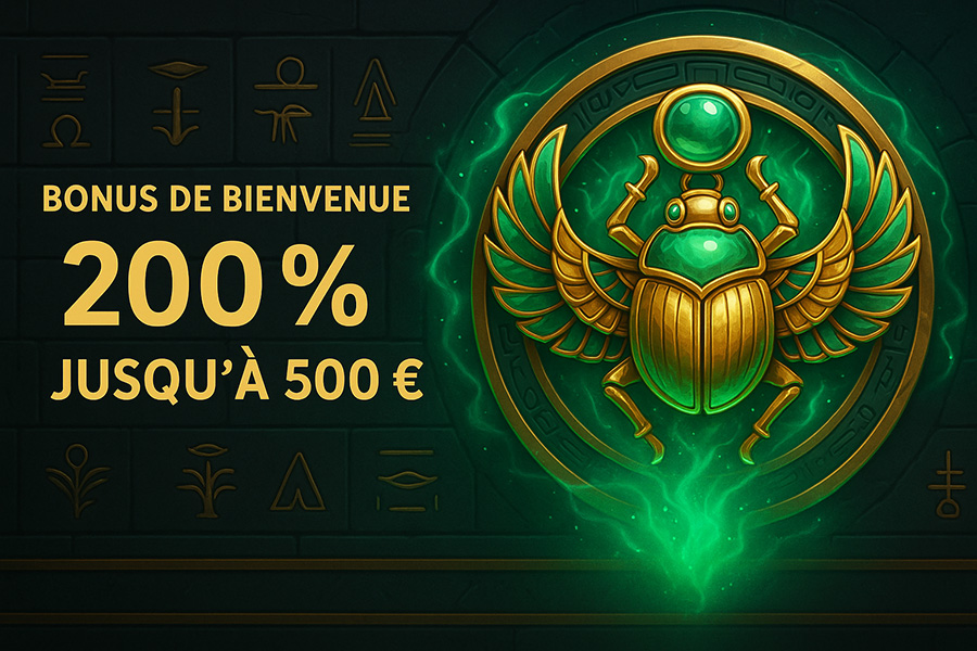 bonus de bienvenue de 200% chez talismania