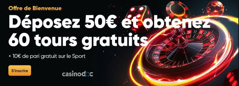 Instant casino et son bonus cashback sans wager