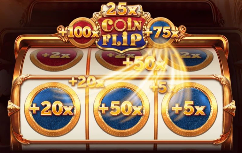 Les multiplicateurs sur Crazy Coin Flip
