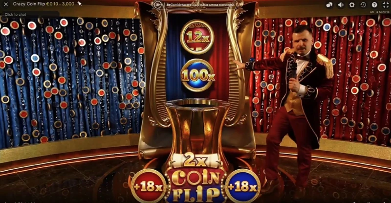 Les phases de jeu sur Crazy Coin Flip