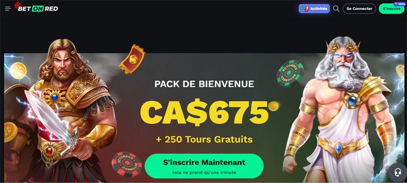 betonred casinos en ligne canada