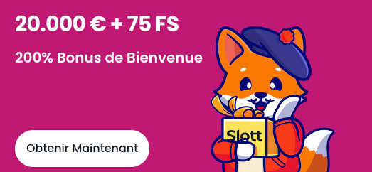 bonus de bienvenue de 200% sur slott casino