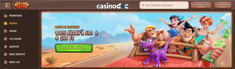 bonus de bienvenue stonevegas casino