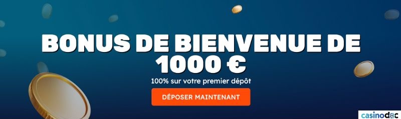 bonus de bienvenue Bof casino