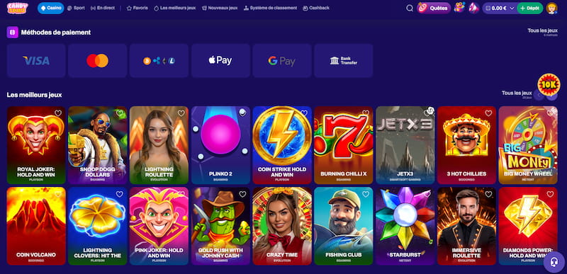 candy spinz casino Apple Pay