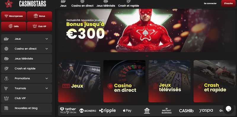 casinostars casino Apple Pay