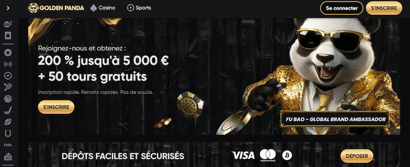 golden panda casino Apple Pay