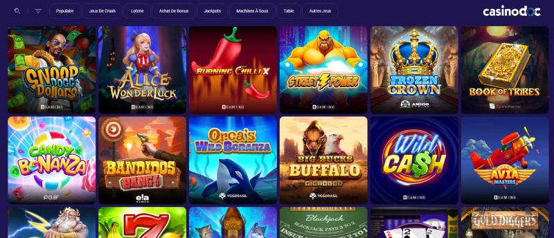Jeux de casino Libet