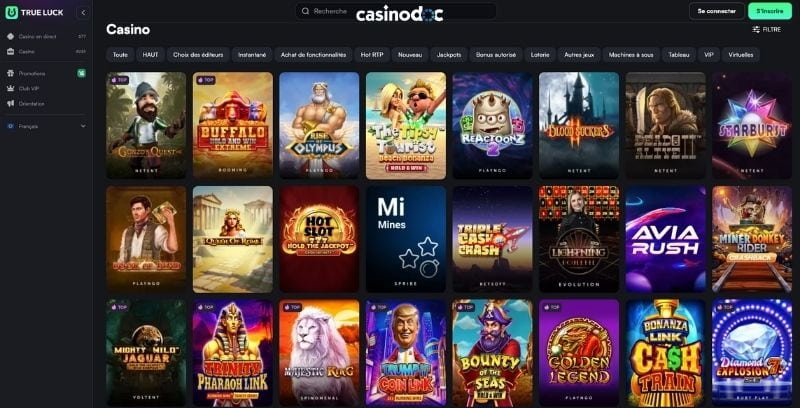 jeux trueluck casino