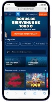 version mobile Bof Casino