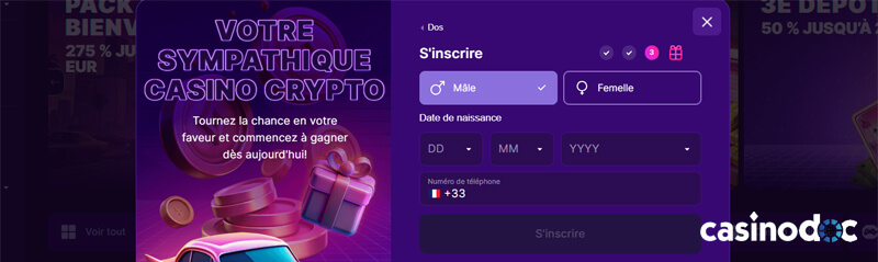 remplissez le deuxième questionnaire et validez slotrush