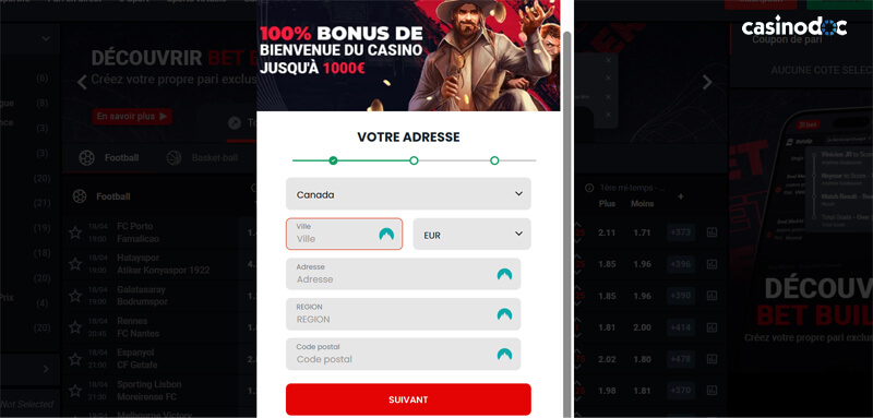 formulaire avis 31bet