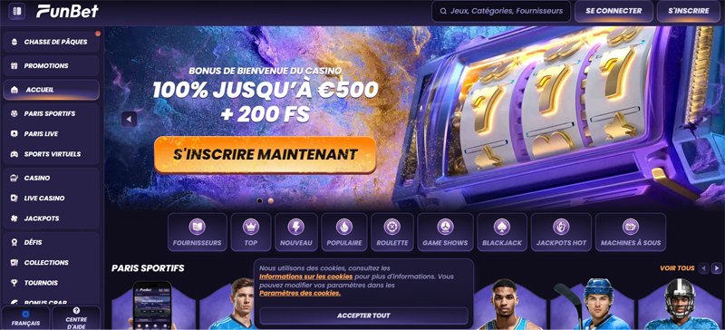 funbet casinos en ligne en belgique