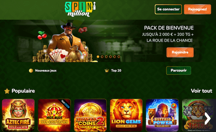 Nouveau casino en ligne