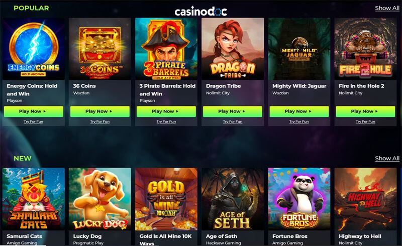 jeux space fortuna casino